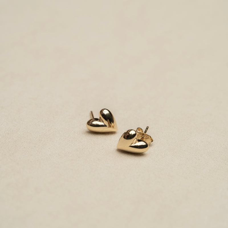 ‘New Heart’ Earrings // 18k Gold-Filled