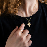 Four-Way Cross Necklace // 18k Gold-Filled