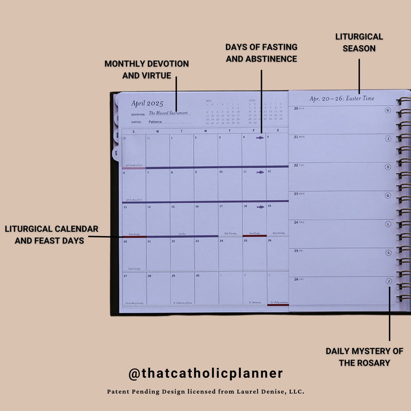 2025 Catholic Liturgical Planner