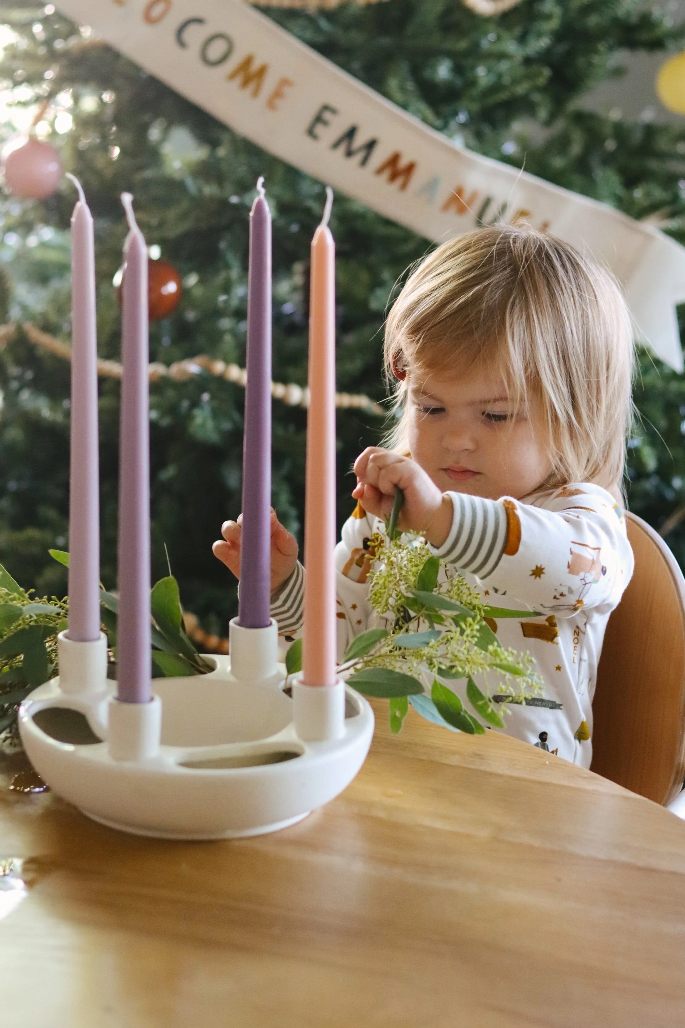 Muted Advent Candle Set