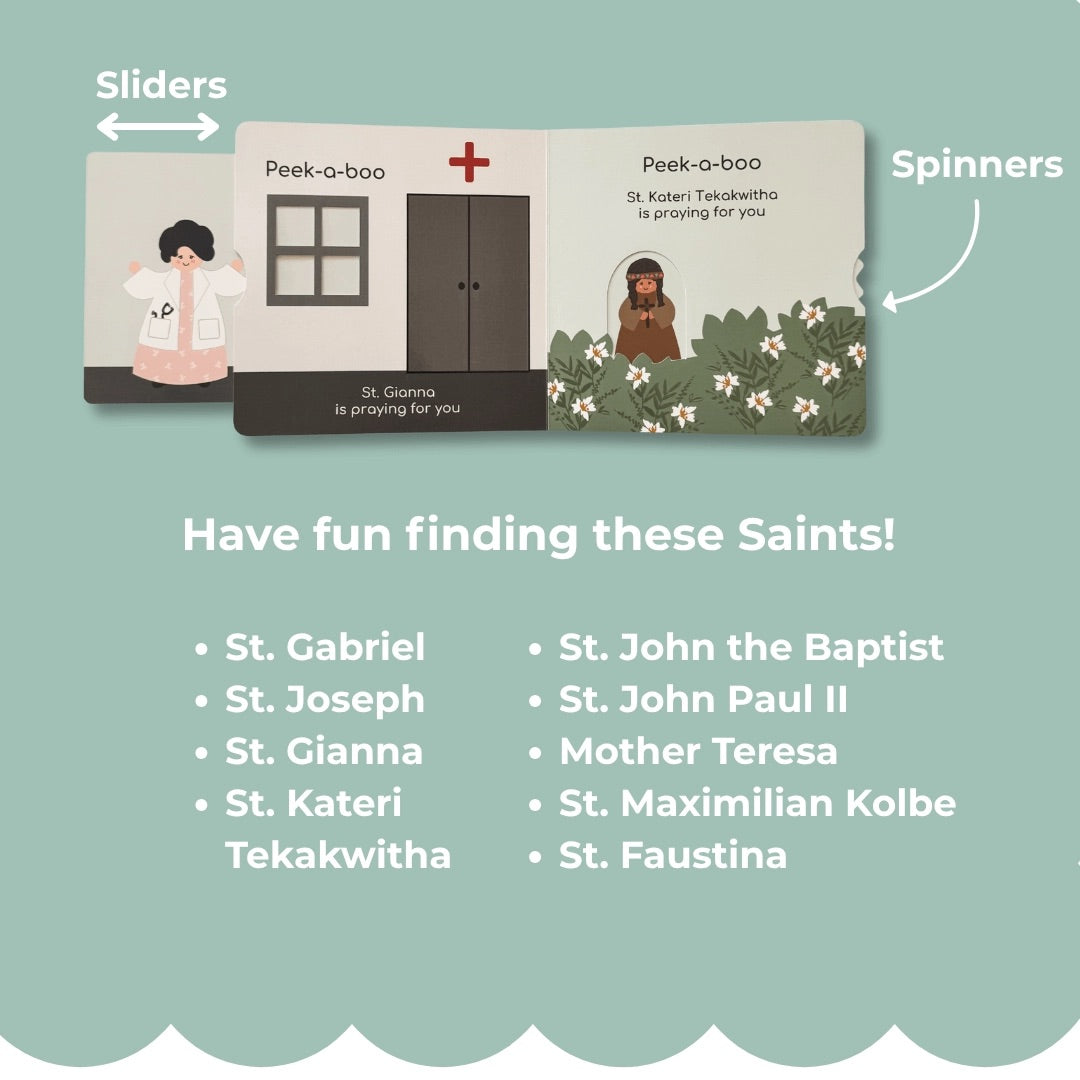 'Peek-A-Boo Saints 2' Catholic Board Book