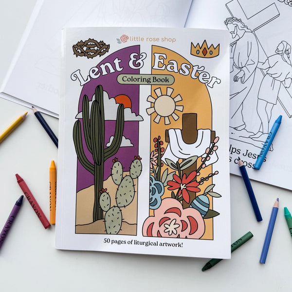 Lent and Easter Catholic Colouring Book