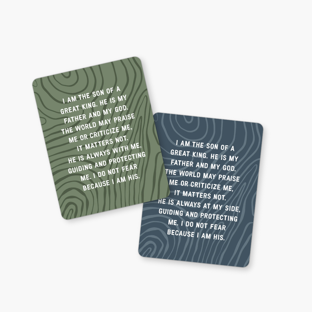 ‘Son Of A Great King’ Affirmation Card