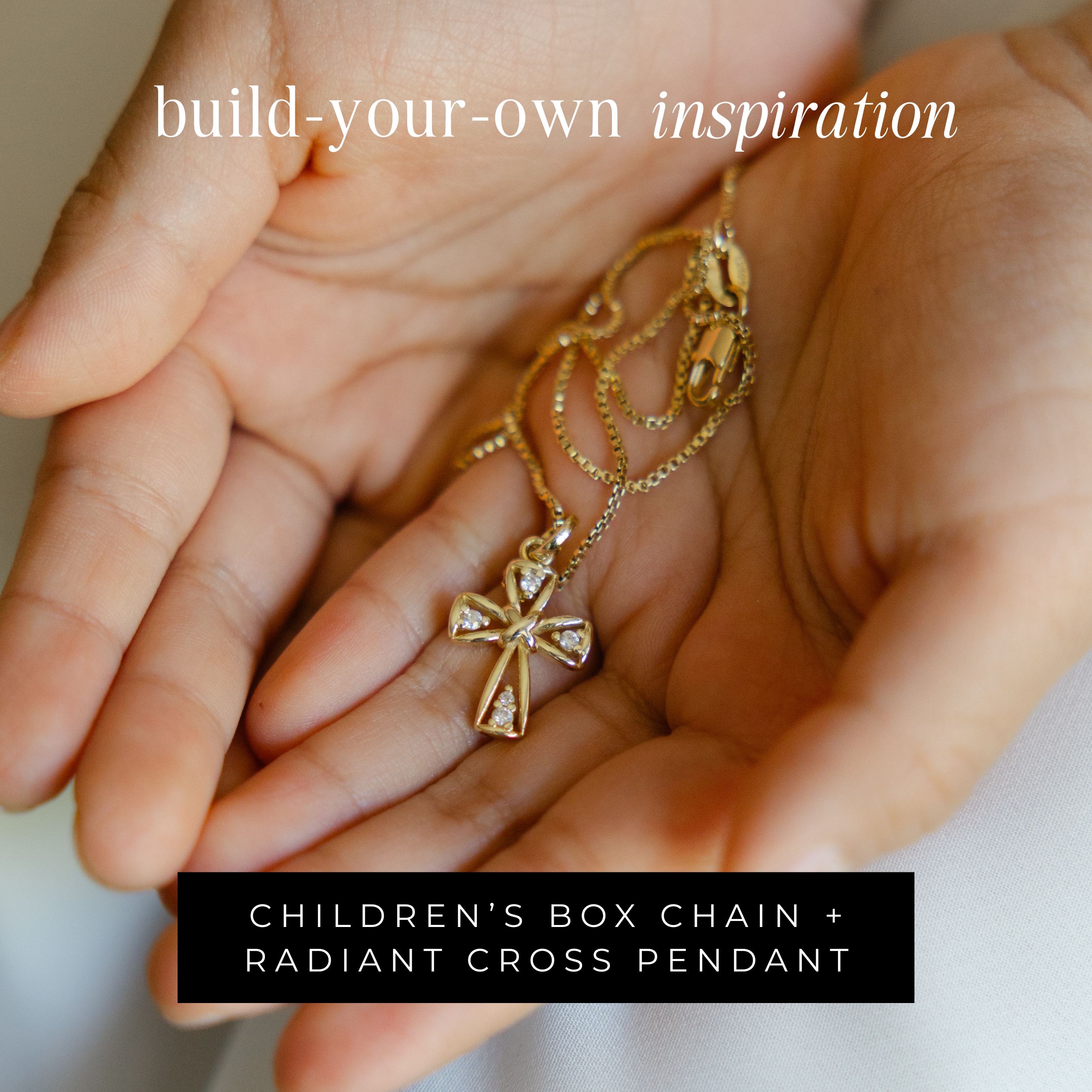 18k Gold-Filled Children's Box Chain (Chain Only)