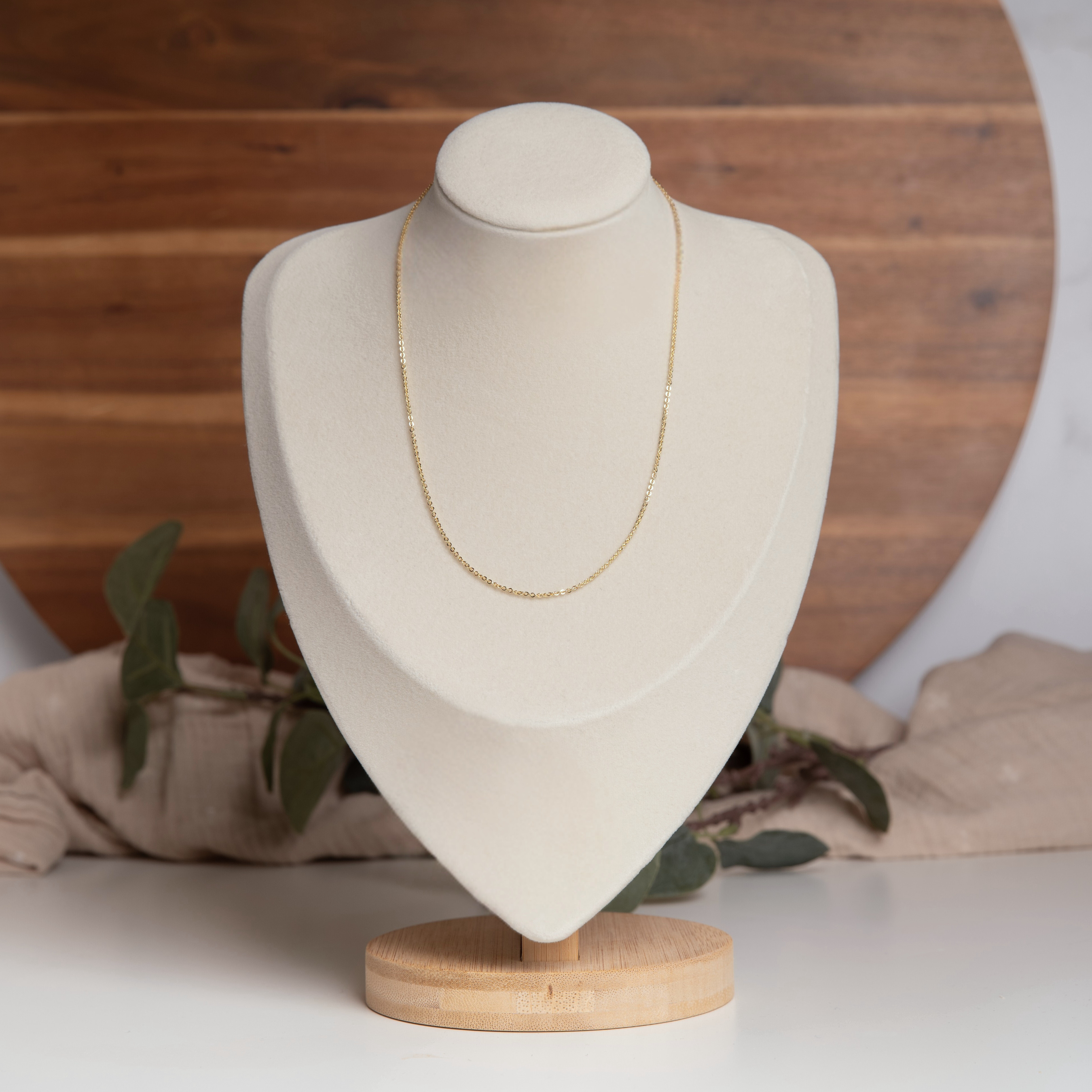 18k Gold-Filled Classic Cable Chain (Chain Only)