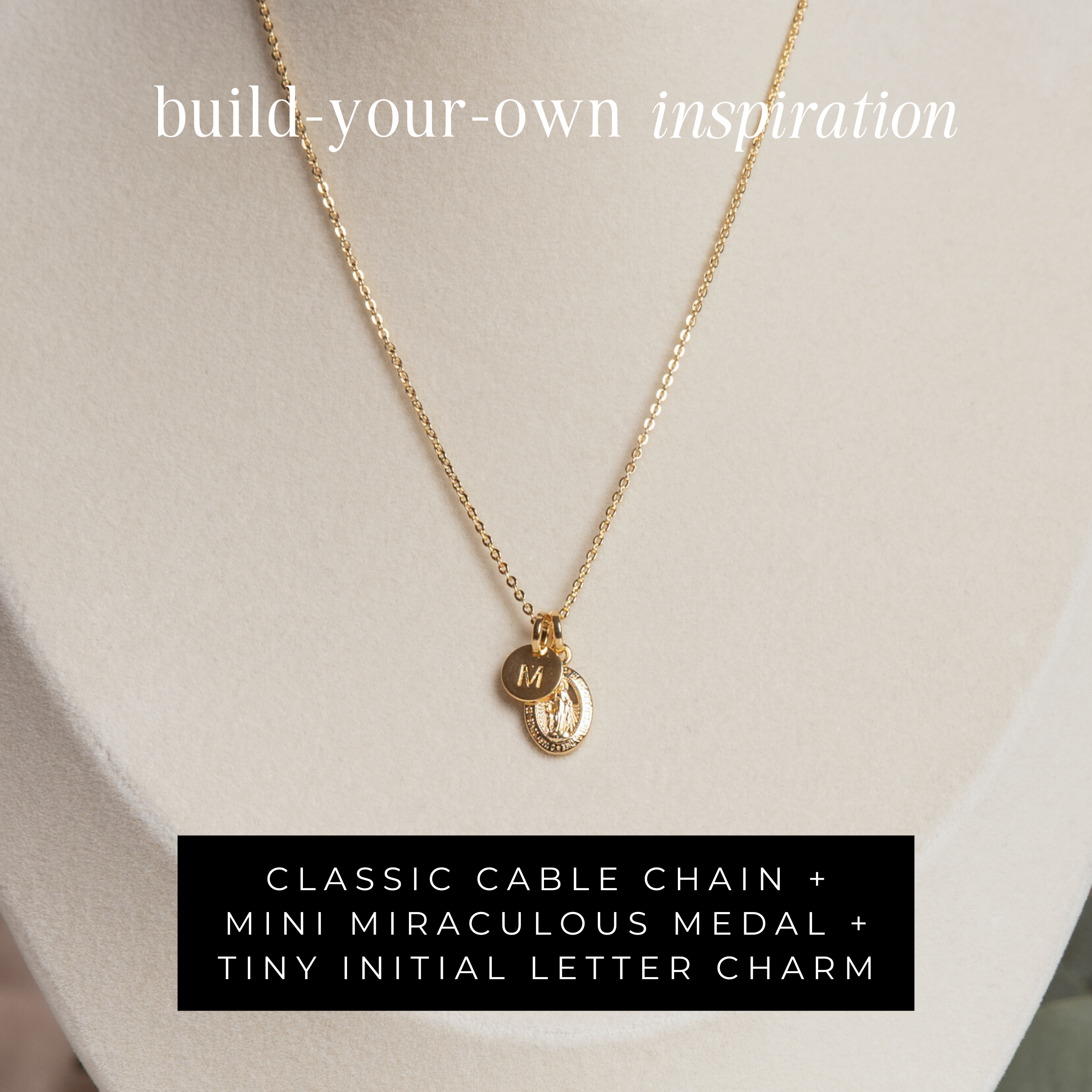 18k Gold-Filled Tiny Initial Letter Charm (PRE-ORDER)