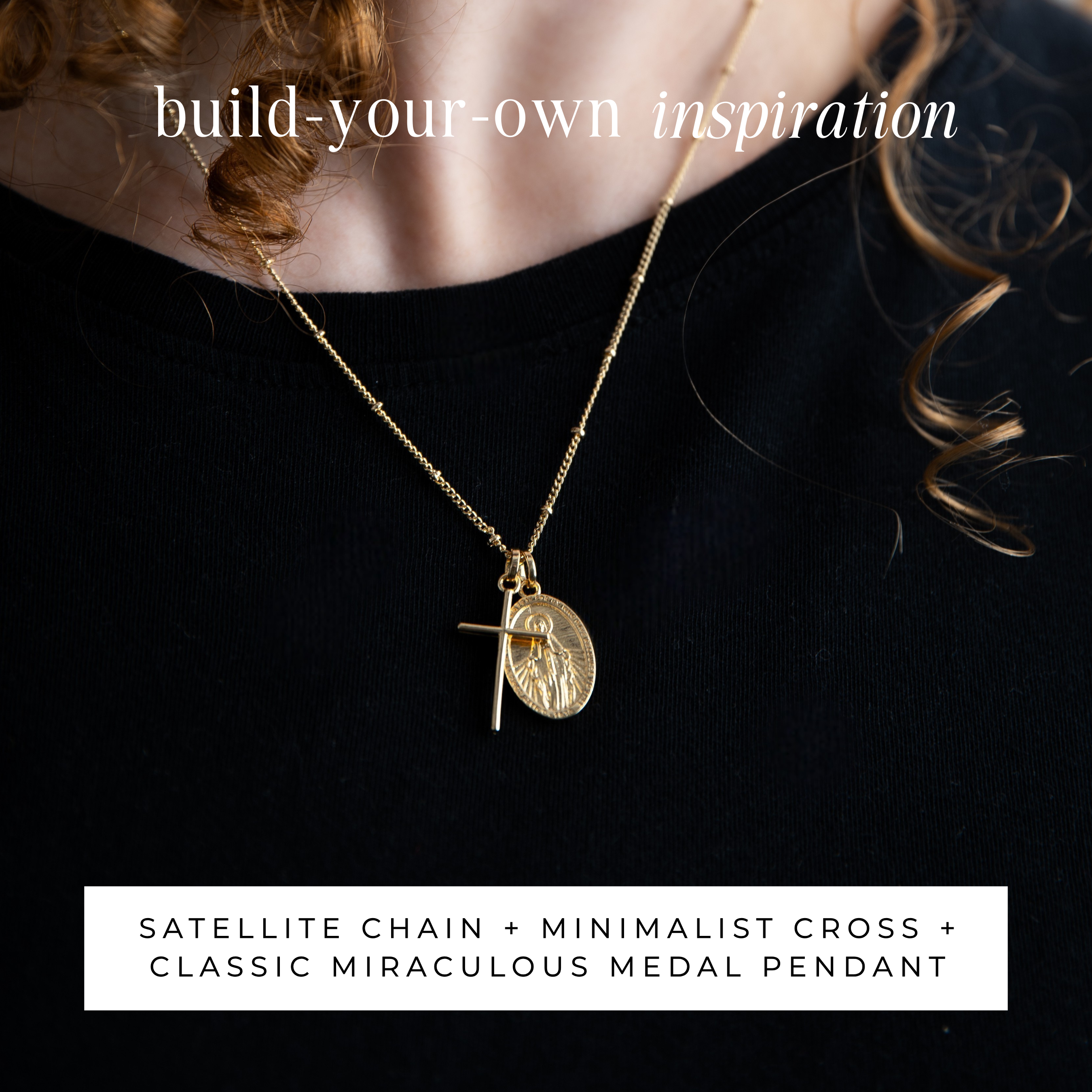 18k Gold-Filled Minimalist Cross (Pendant Only)