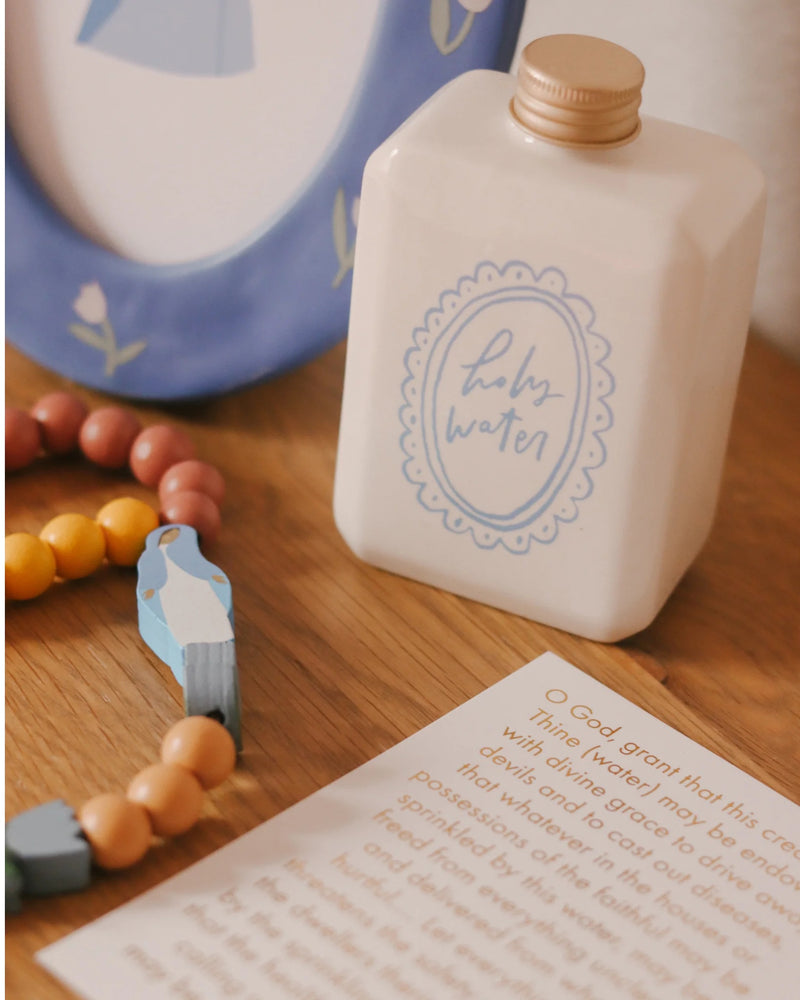 *PRE-ORDER* Ceramic Holy Water Bottle