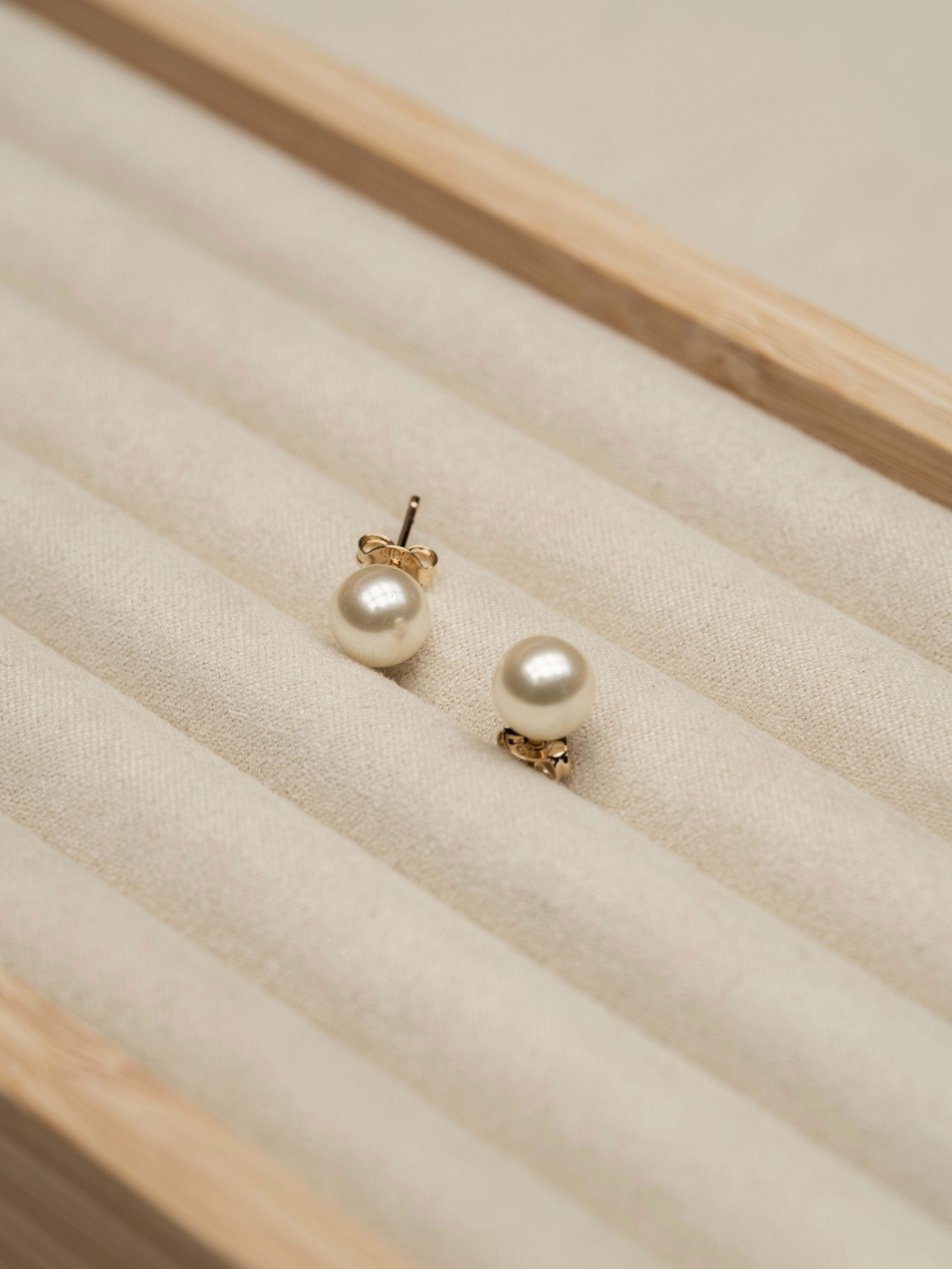 Classic Pearl Earrings // 18k Gold-Filled