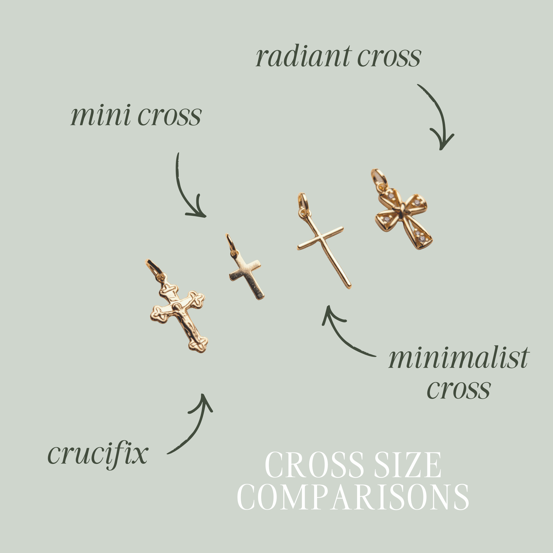 18k Gold-Filled Mini Cross (Pendant Only)