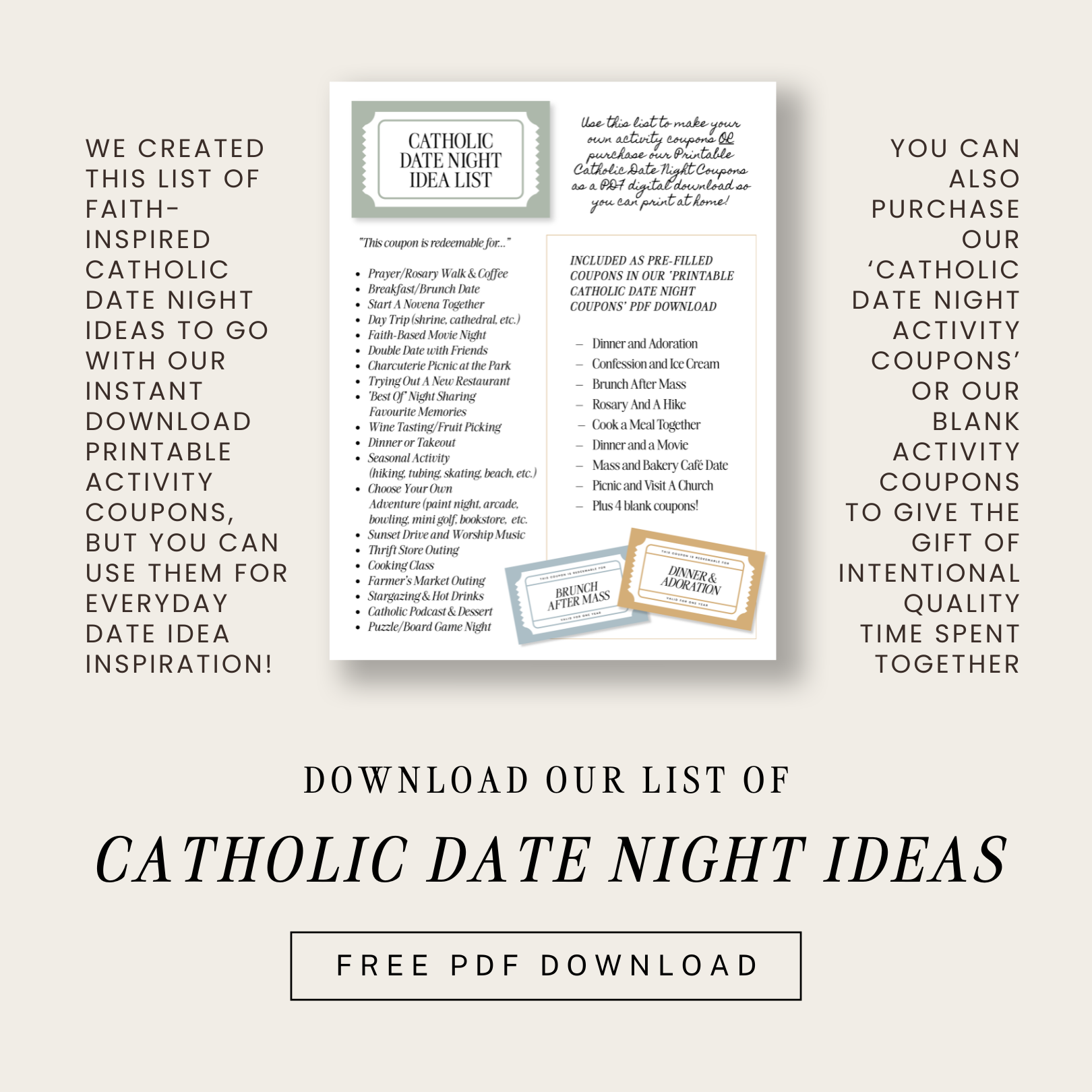 *FREE* Catholic Date Night Ideas List (PDF Download)