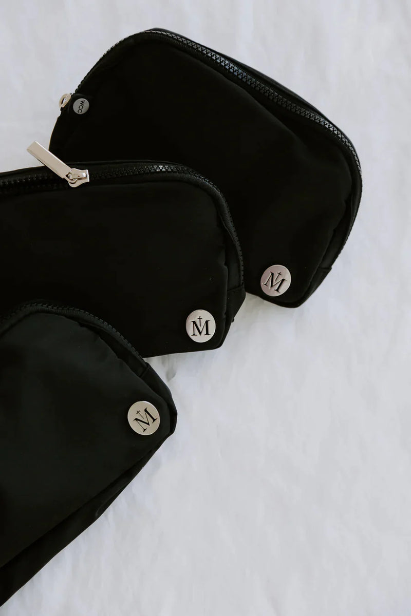 Black Marian Belt Bag