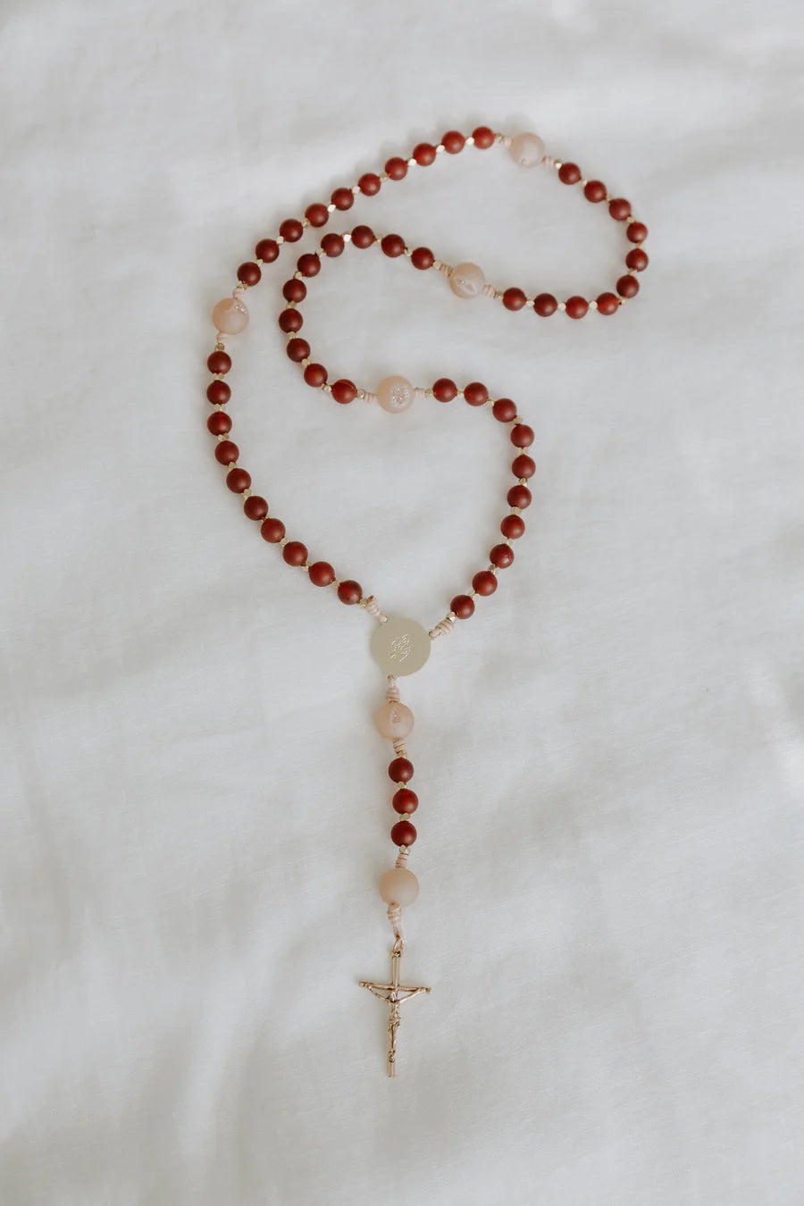 Holy Rosary selling on Wooden heart