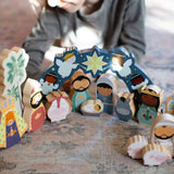 Deluxe Christmas Nativity Wooden Playset