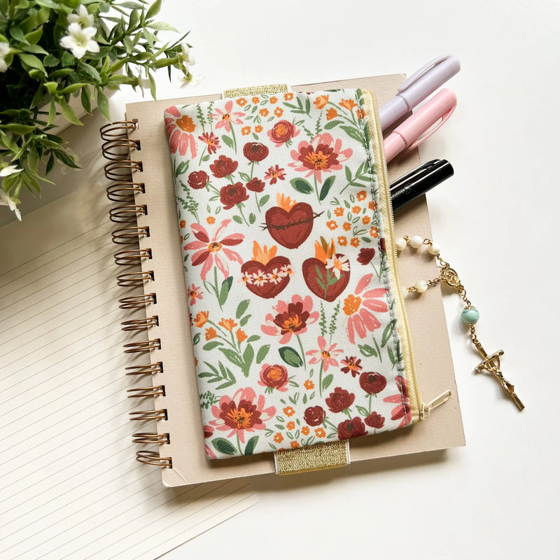 Holy Family Hearts Bible and Planner Pouch