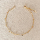 Minimalist Rosary Bracelet // 18k Gold-Filled