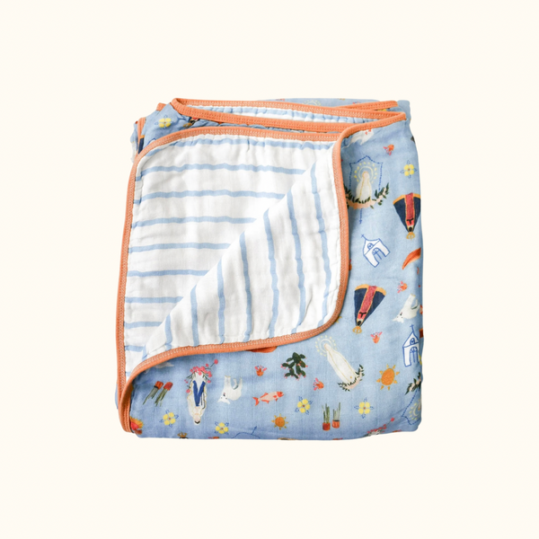 *PRE-ORDER* Blue Marian Deluxe Muslin Quilt