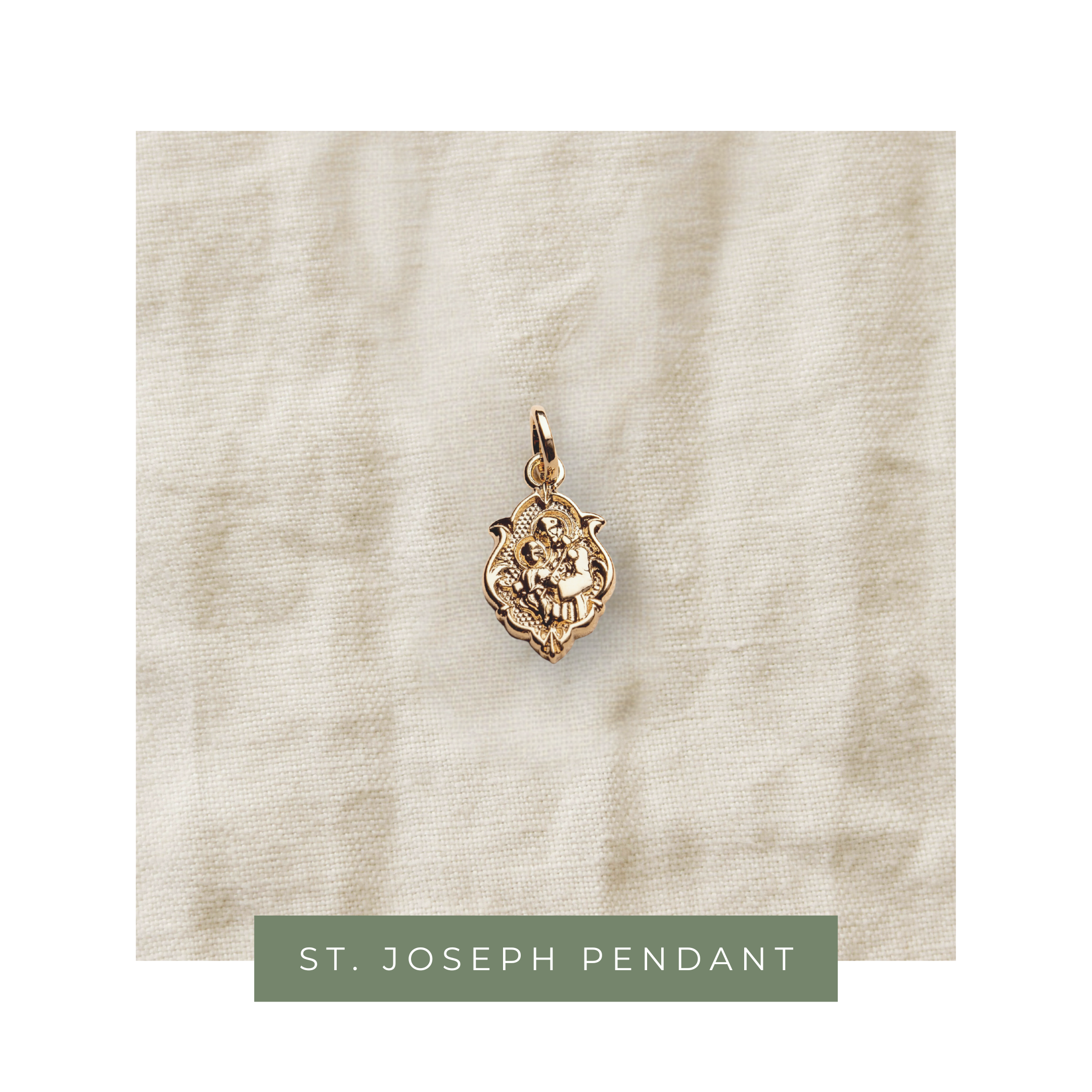 18k Gold-Filled St. Joseph (Pendant Only)