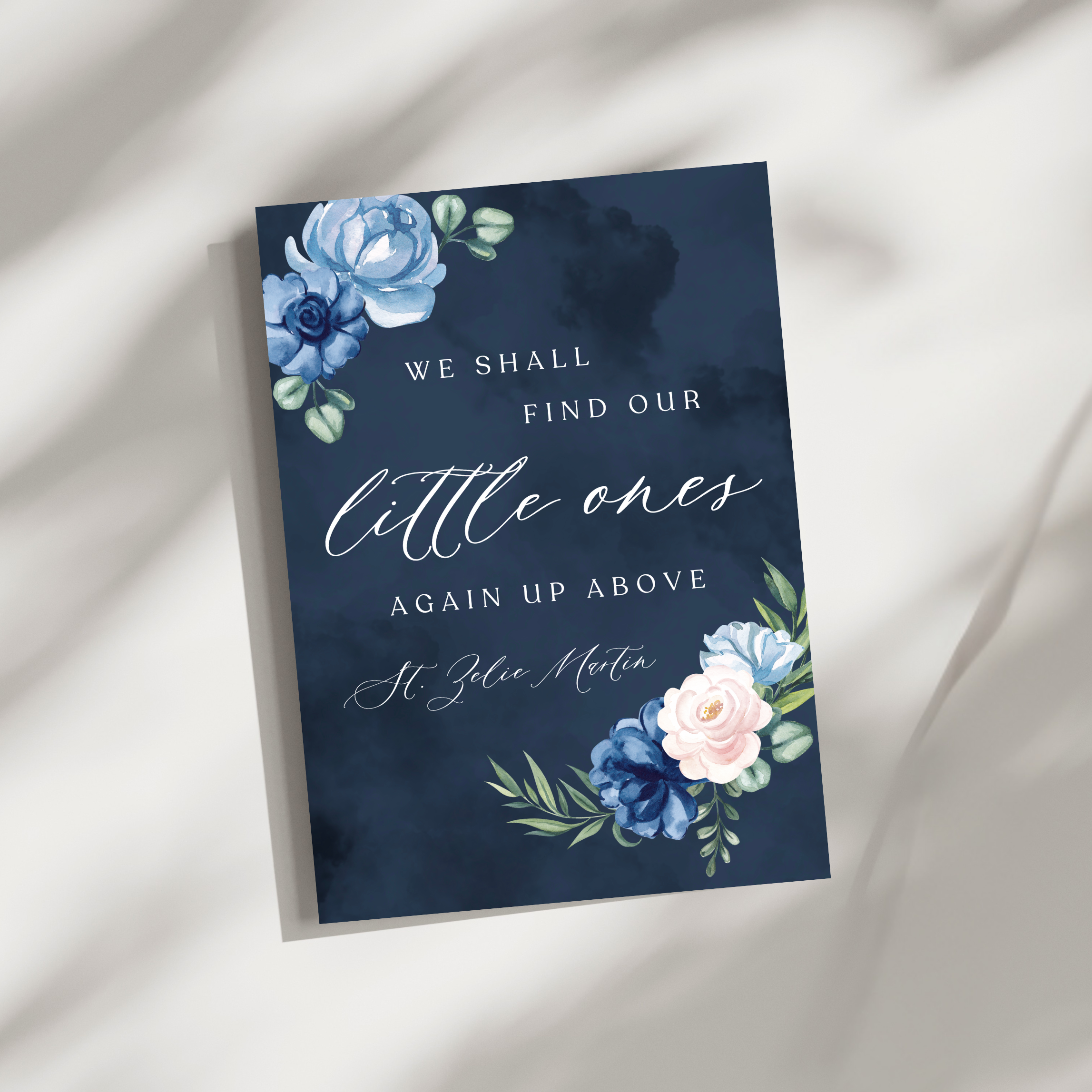 ‘We Shall Find Our Littles Ones’ Folded Greeting Card