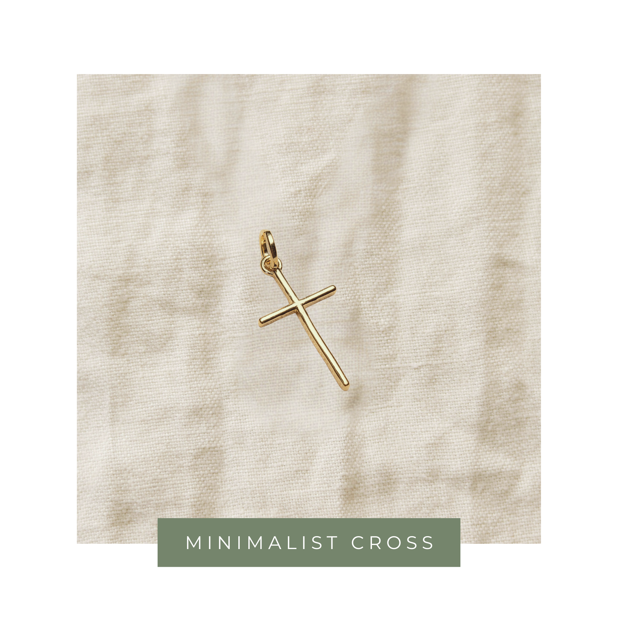 18k Gold-Filled Minimalist Cross (Pendant Only)