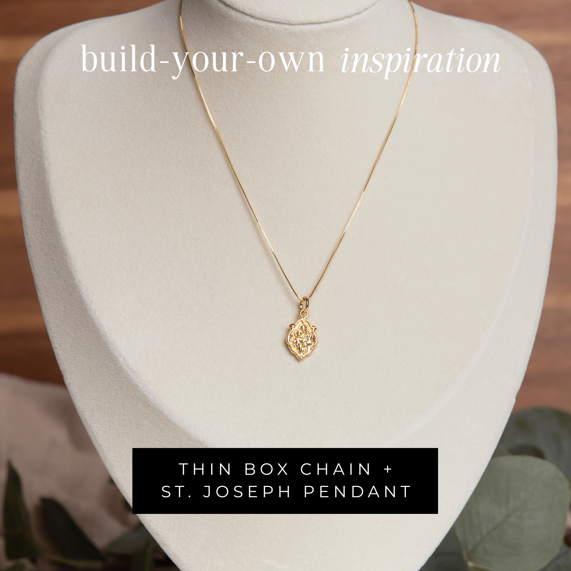 18k Gold-Filled Thin Box Chain (Chain Only)