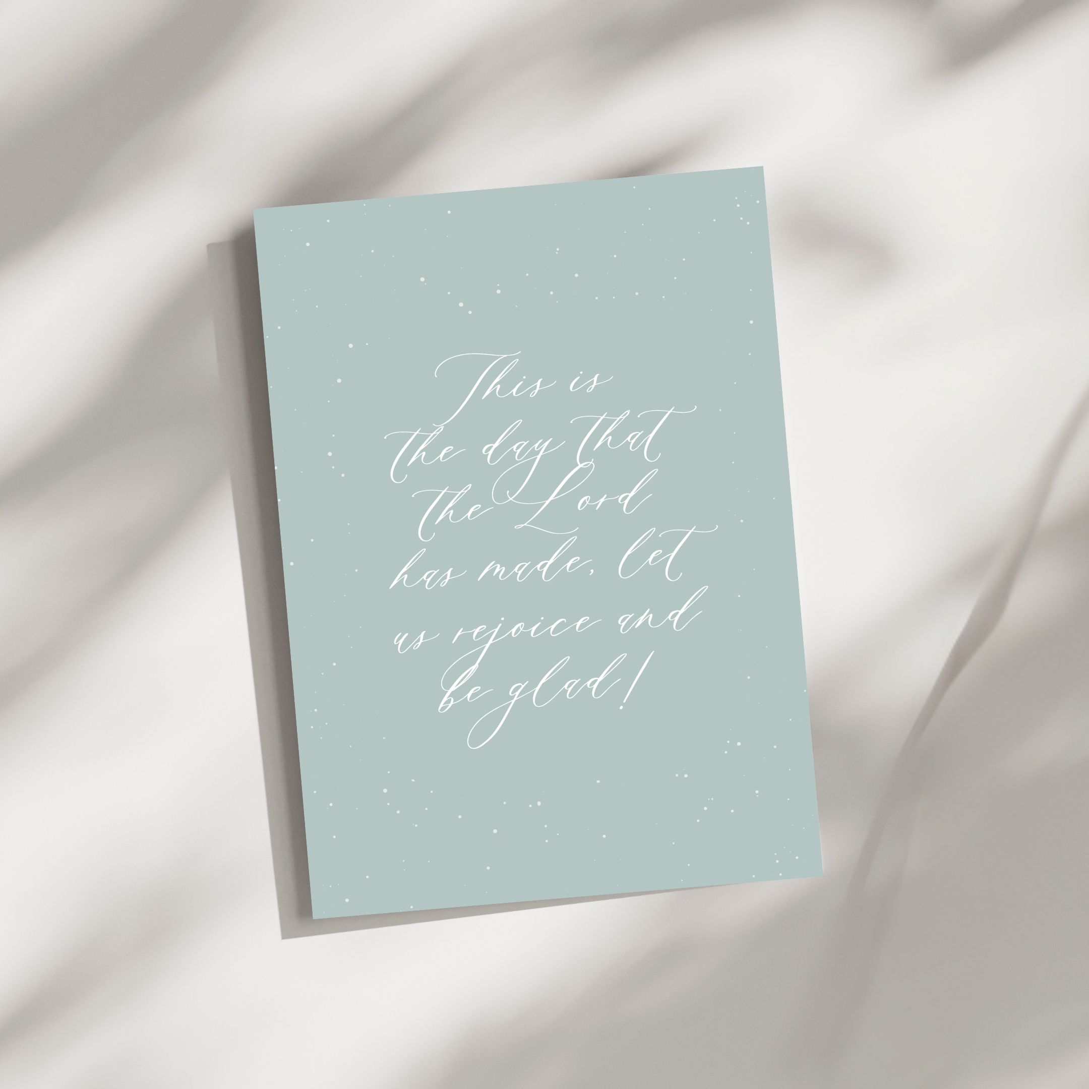 ‘This Is The Day’ Folded Greeting Card