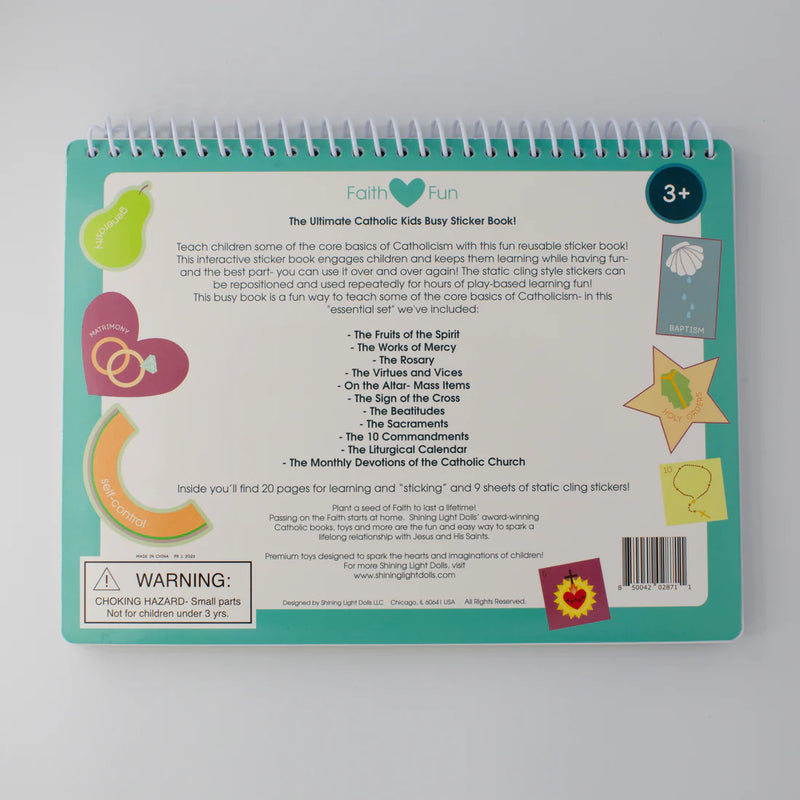 My Catholic Reusable Sticker Busy Book