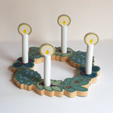 *PRE-ORDER* Double-Sided Advent to Christmas Wooden Wreath Set