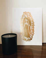 ‘Our Lady of Guadalupe’ Gold-Foil Print (8x10)