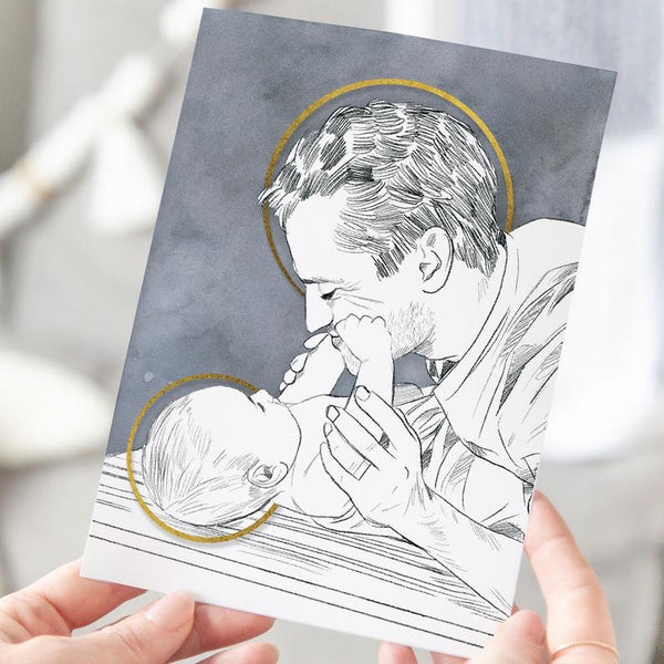 *LAST CHANCE* ‘St. Joseph and Baby Jesus’ Print (8x10)