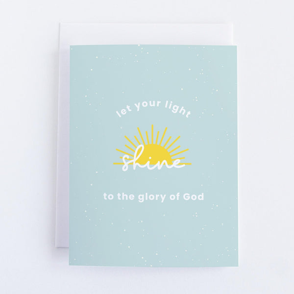 ‘Let Your Light Shine’ Greeting Card