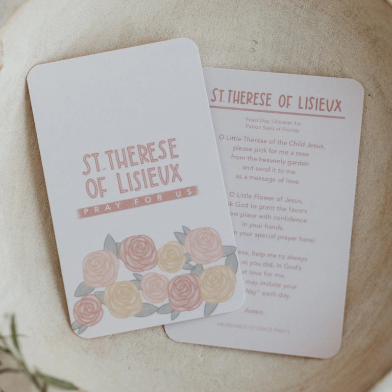 ‘St. Therese of Lisieux’ Prayer Card