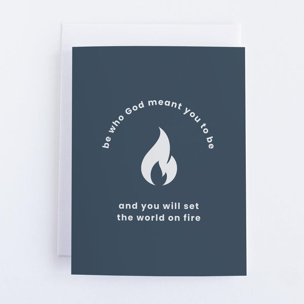 ‘Be Who God Meant You To Be’ Greeting Card
