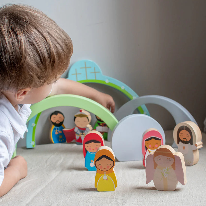 ‘Easter Morning’ Wooden Playset