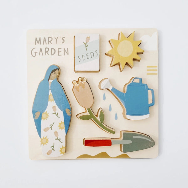‘Mary’s Garden’ Wooden Puzzle