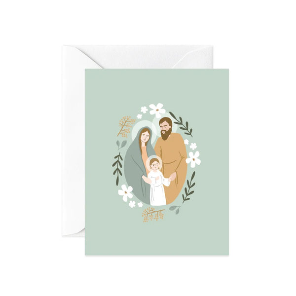 Illustrated Holy Family Notecard