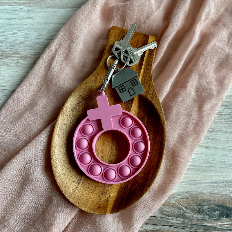 Mini Decade Rosary Pop It Keychain